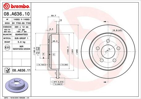 Magneti Marelli 360406100900 - Disque de frein cwaw.fr