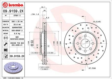 Magneti Marelli 360406108102 - Disque de frein cwaw.fr