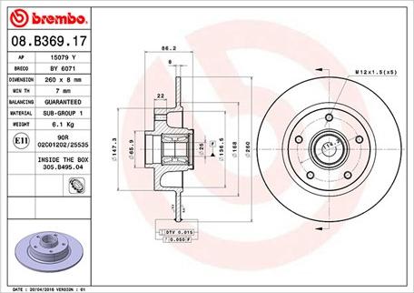 Magneti Marelli 360406119000 - Disque de frein cwaw.fr