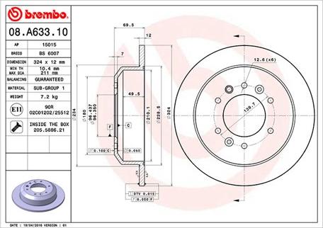 Magneti Marelli 360406116500 - Disque de frein cwaw.fr