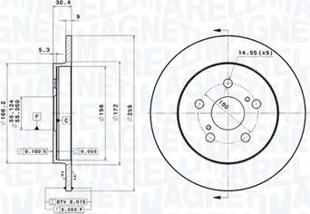 Magneti Marelli 360406116801 - Disque de frein cwaw.fr