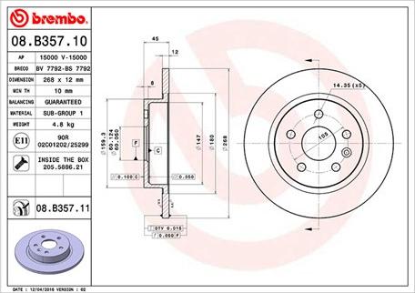 Magneti Marelli 360406110400 - Disque de frein cwaw.fr