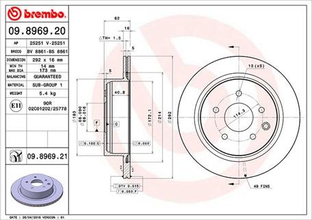 Magneti Marelli 360406110100 - Disque de frein cwaw.fr