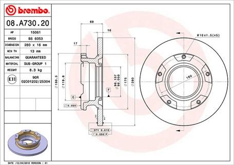 Magneti Marelli 360406111200 - Disque de frein cwaw.fr