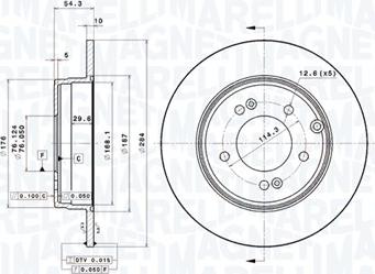 Magneti Marelli 360406118901 - Disque de frein cwaw.fr