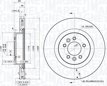 Magneti Marelli 360406181401 - Disque de frein cwaw.fr