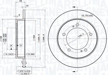 Magneti Marelli 360406187700 - Disque de frein cwaw.fr