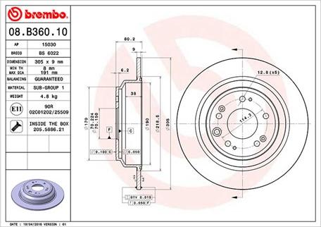 Magneti Marelli 360406120100 - Disque de frein cwaw.fr