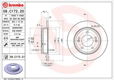 Magneti Marelli 360406121600 - Disque de frein cwaw.fr