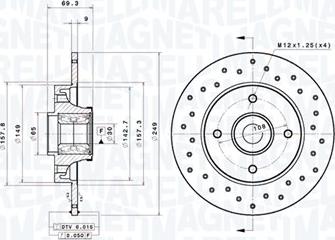 Magneti Marelli 360406218902 - Disque de frein cwaw.fr