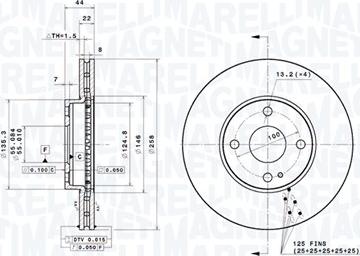 Magneti Marelli 360406212301 - Disque de frein cwaw.fr