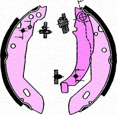 Magneti Marelli 360219196329 - Mâchoire de frein cwaw.fr