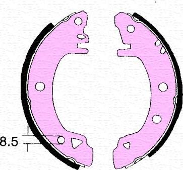 Magneti Marelli 360219196267 - Mâchoire de frein cwaw.fr