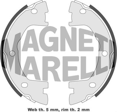 Magneti Marelli 360219198295 - Mâchoire de frein cwaw.fr