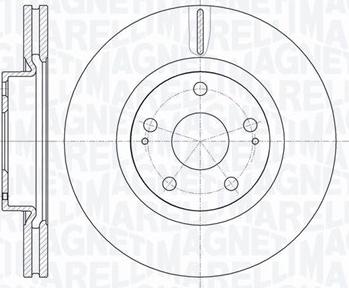 Magneti Marelli 361302040492 - Disque de frein cwaw.fr