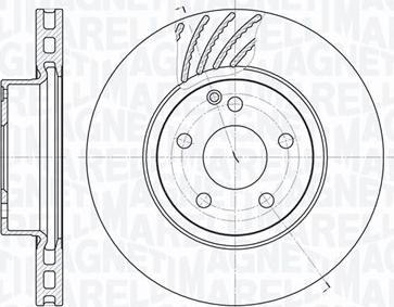 Magneti Marelli 361302040452 - Disque de frein cwaw.fr