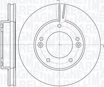 Magneti Marelli 361302040462 - Disque de frein cwaw.fr