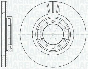 Magneti Marelli 361302040402 - Disque de frein cwaw.fr