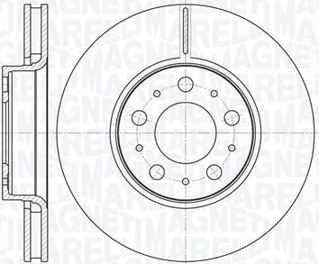 Magneti Marelli 361302040410 - Disque de frein cwaw.fr