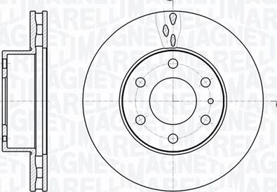 Magneti Marelli 361302040482 - Disque de frein cwaw.fr