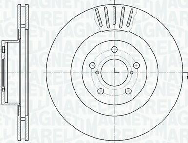 Magneti Marelli 361302040436 - Disque de frein cwaw.fr