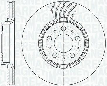 Magneti Marelli 361302040438 - Disque de frein cwaw.fr