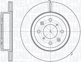 Magneti Marelli 361302040476 - Disque de frein cwaw.fr