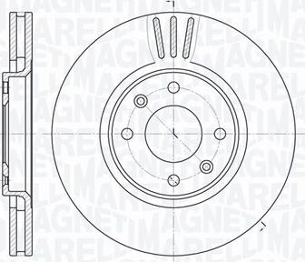 Magneti Marelli 361302040472 - Disque de frein cwaw.fr