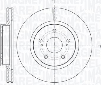 Magneti Marelli 361302040548 - Disque de frein cwaw.fr