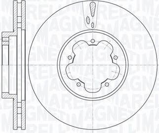 Magneti Marelli 361302040542 - Disque de frein cwaw.fr