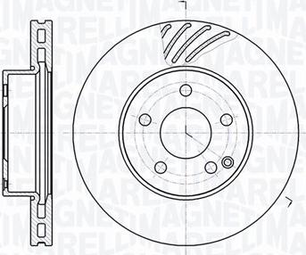 Magneti Marelli 361302040558 - Disque de frein cwaw.fr