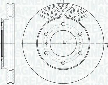 Magneti Marelli 361302040506 - Disque de frein cwaw.fr