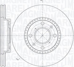 Magneti Marelli 361302040516 - Disque de frein cwaw.fr