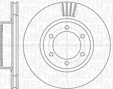 Magneti Marelli 361302040510 - Disque de frein cwaw.fr