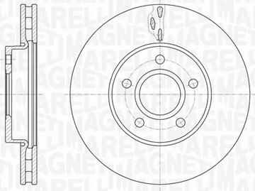 Magneti Marelli 361302040588 - Disque de frein cwaw.fr