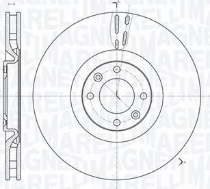 Magneti Marelli 361302040582 - Disque de frein cwaw.fr