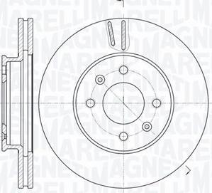 Magneti Marelli 361302040536 - Disque de frein cwaw.fr