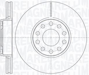 Magneti Marelli 361302040530 - Disque de frein cwaw.fr