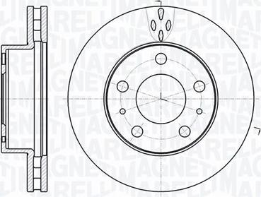 Magneti Marelli 361302040538 - Disque de frein cwaw.fr