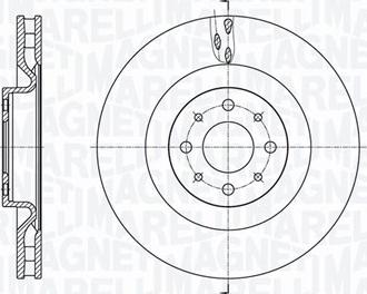 Magneti Marelli 361302040532 - Disque de frein cwaw.fr