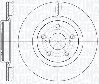 Magneti Marelli 361302040524 - Disque de frein cwaw.fr