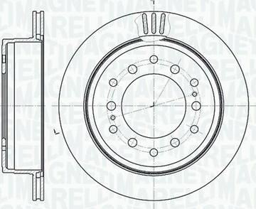 Magneti Marelli 361302040520 - Disque de frein cwaw.fr