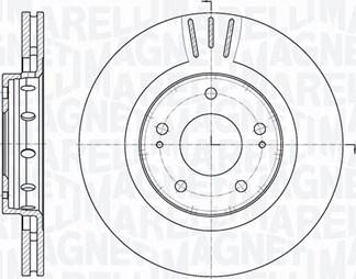 Magneti Marelli 361302040574 - Disque de frein cwaw.fr