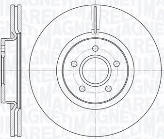 Magneti Marelli 361302040570 - Disque de frein cwaw.fr