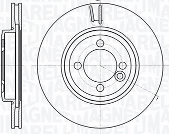 Magneti Marelli 361302040578 - Disque de frein cwaw.fr