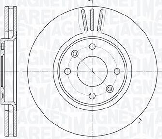 Magneti Marelli 361302040696 - Disque de frein cwaw.fr