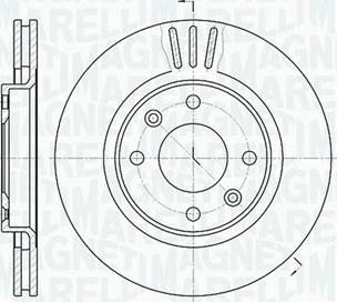 Magneti Marelli 361302040690 - Disque de frein cwaw.fr