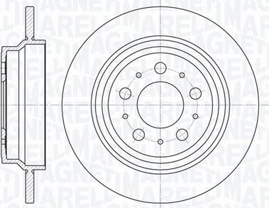 Magneti Marelli 361302040692 - Disque de frein cwaw.fr