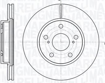 Magneti Marelli 361302040644 - Disque de frein cwaw.fr