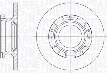 Magneti Marelli 361302040655 - Disque de frein cwaw.fr